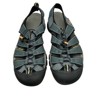 Keen Newport H2 Mens Waterproof Hiking Sandals Gray Black 1001938 Size 11.5